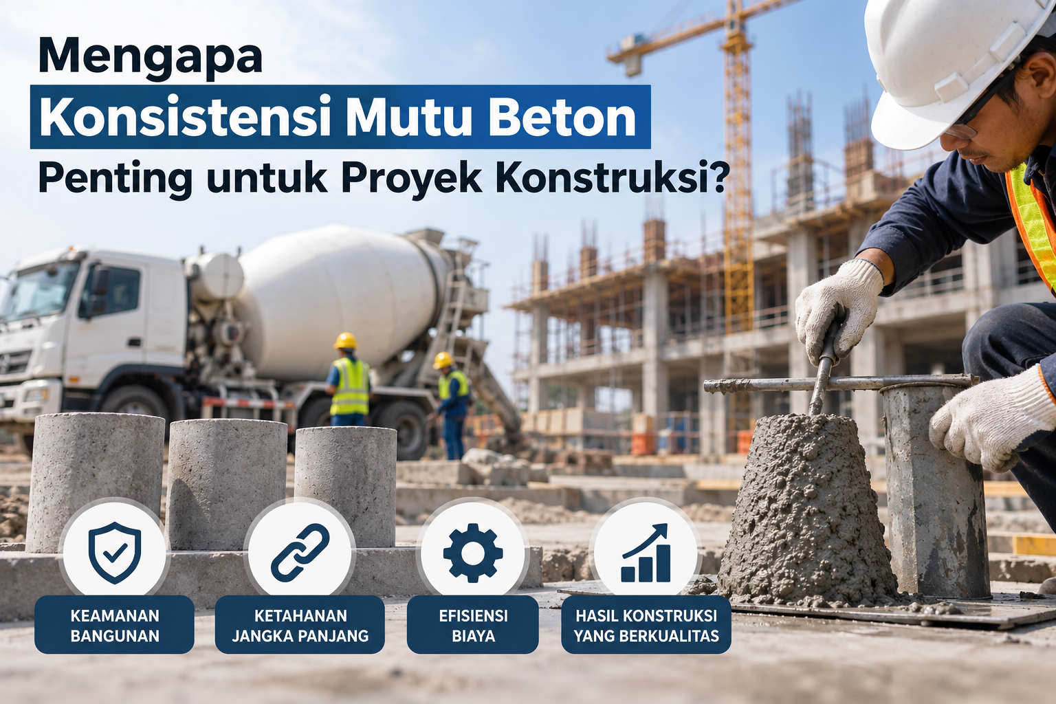 Konsistensi Mutu Beton untuk Konstruksi