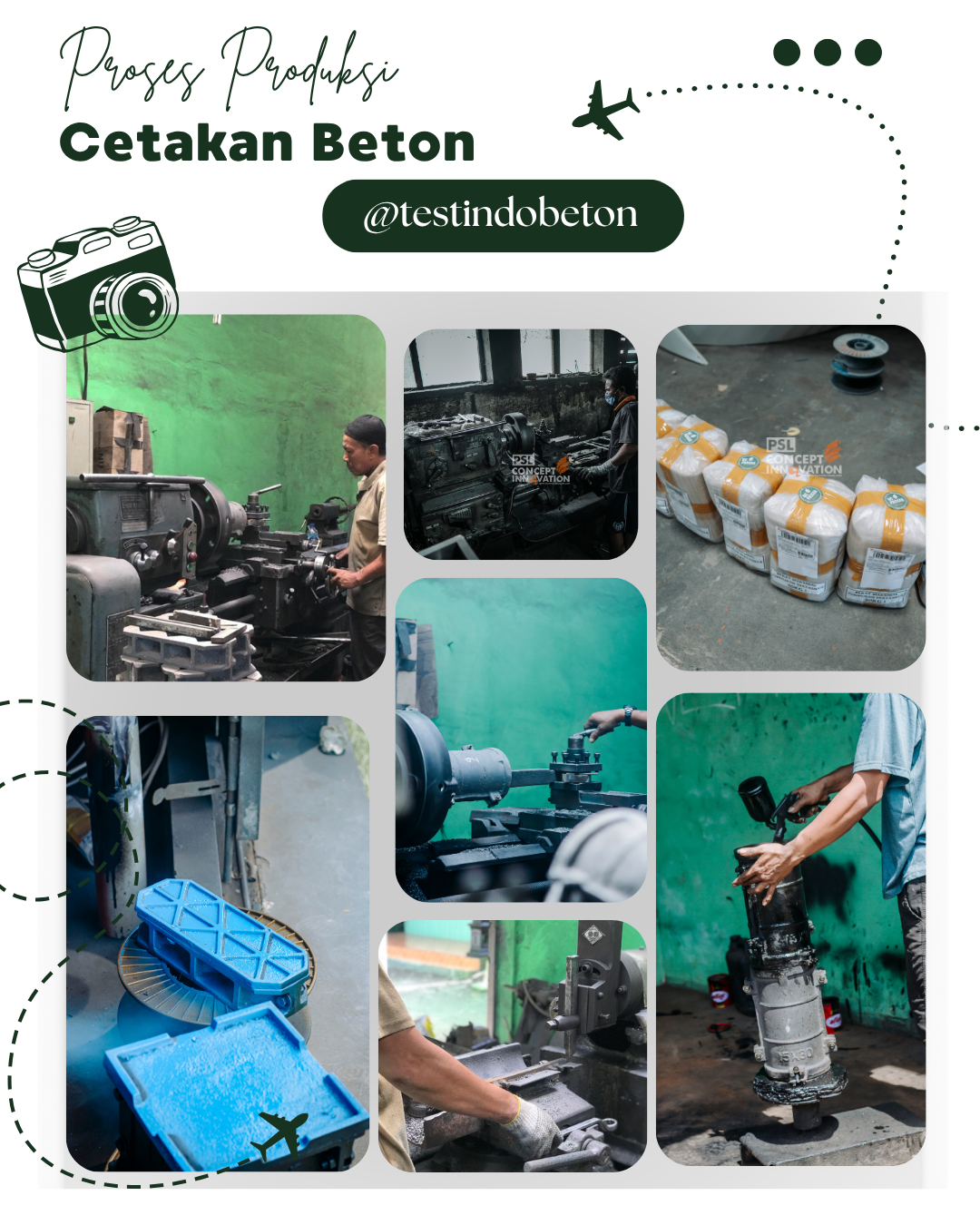 Proses produksi cetakan beeton